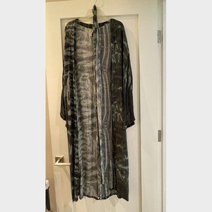 One Teaspoon Long Printed Robe Cover-Up